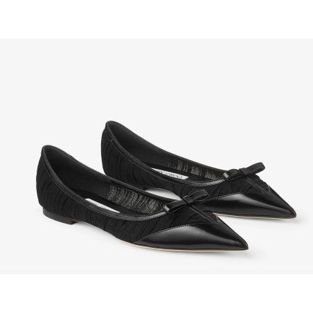 Ballerine en tulle froncé