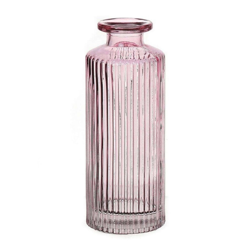 Bouteille de décoration rose 14 cm CARO