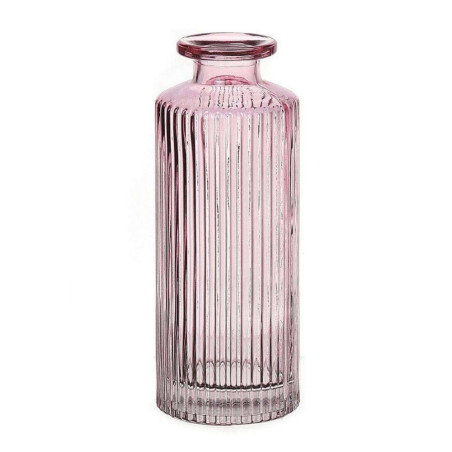 Bouteille de décoration rose 14 cm CARO